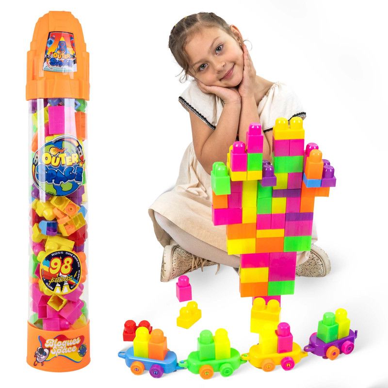 ENERGY PLUS - Bloques Armatodo 98 Pzas Cohete Espacial Juego Educativo