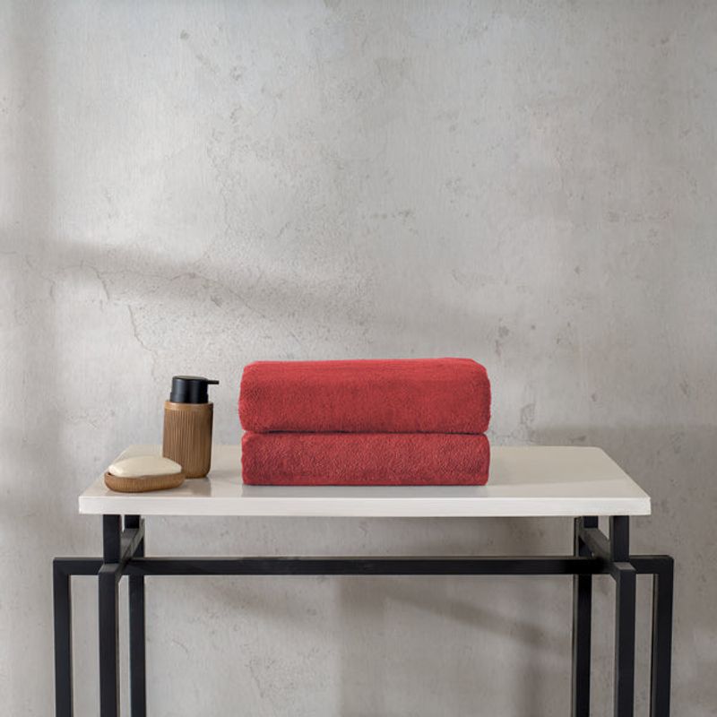 VIANNEY - Toalla Mawi Rojo Súper Absorbente Vianney