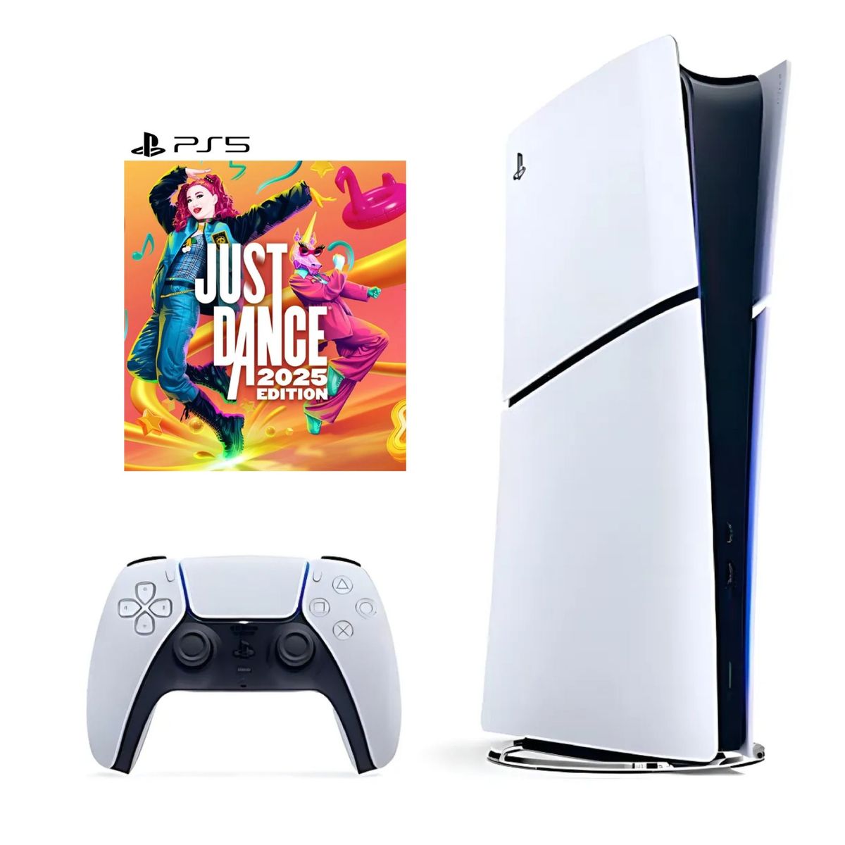 SONY - Playstation 5 Slim Edición Digital + Just Dance 2025