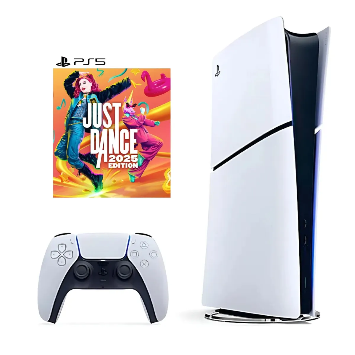 SONY - Playstation 5 Slim Edición Digital + Just Dance 2025