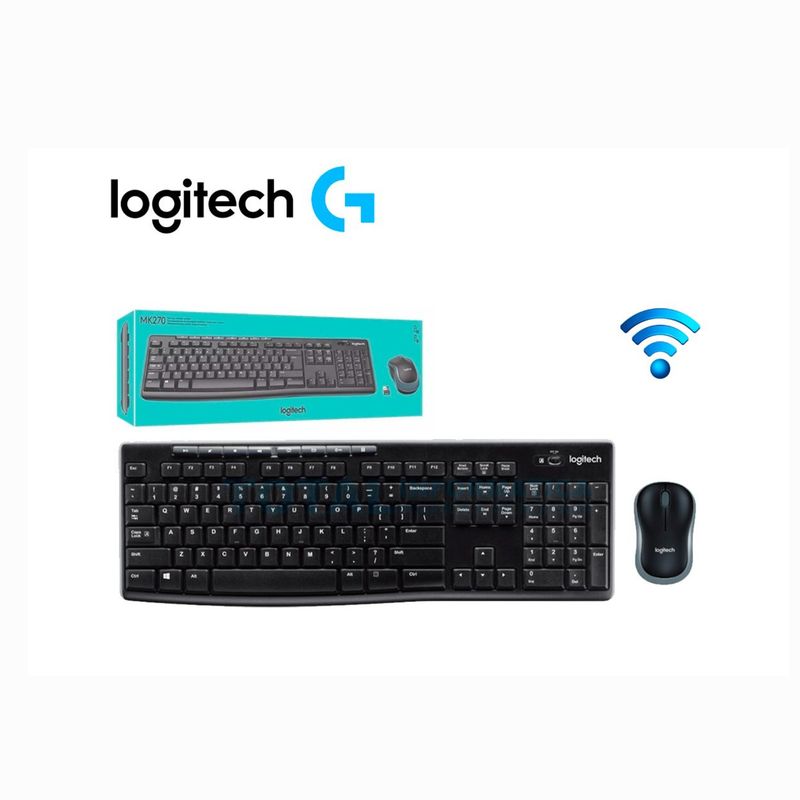 LOGITECH - COMBO TECLADO LOGITECH MK270