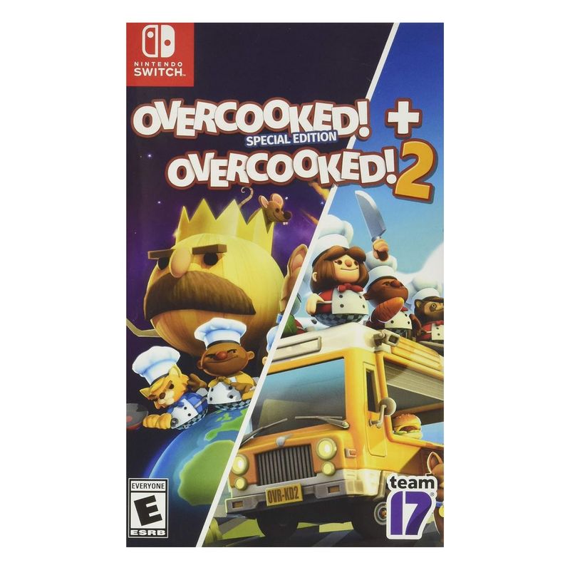 NINTENDO SWITCH - Overcooked + Overcooked 2 Nintendo Switch Fisico