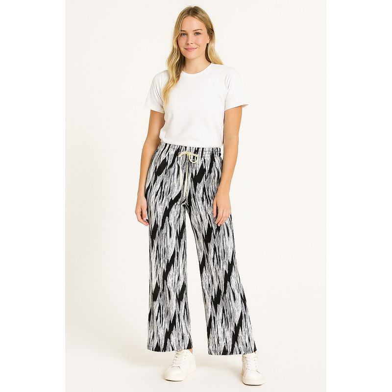 YOGA & GYM - Pantalon Palazzo Estampado Boho