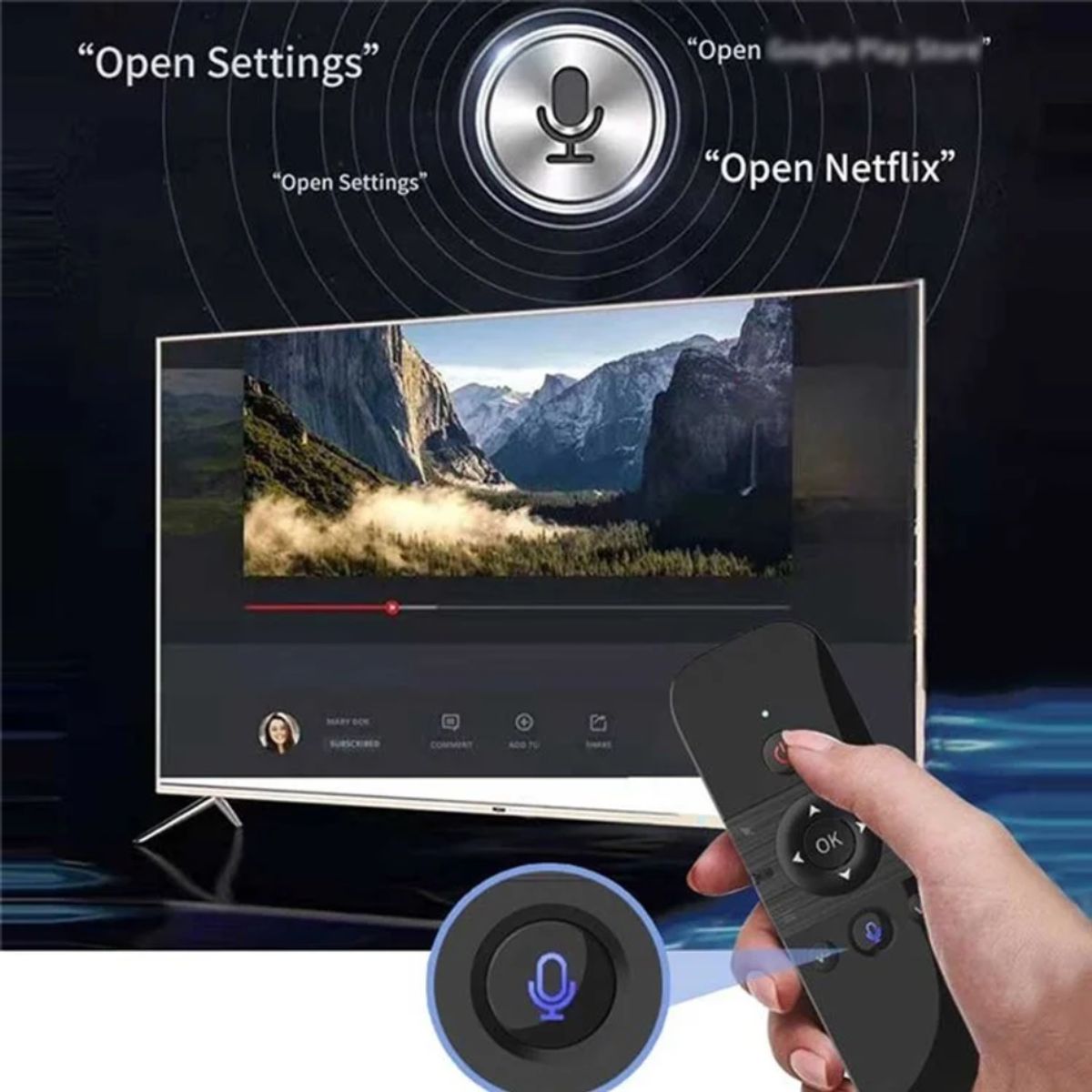 COLME TECHNOLOGY HOME - Control Remoto TV BOX Universal Air Mouse con Teclado QWERTY IR M8