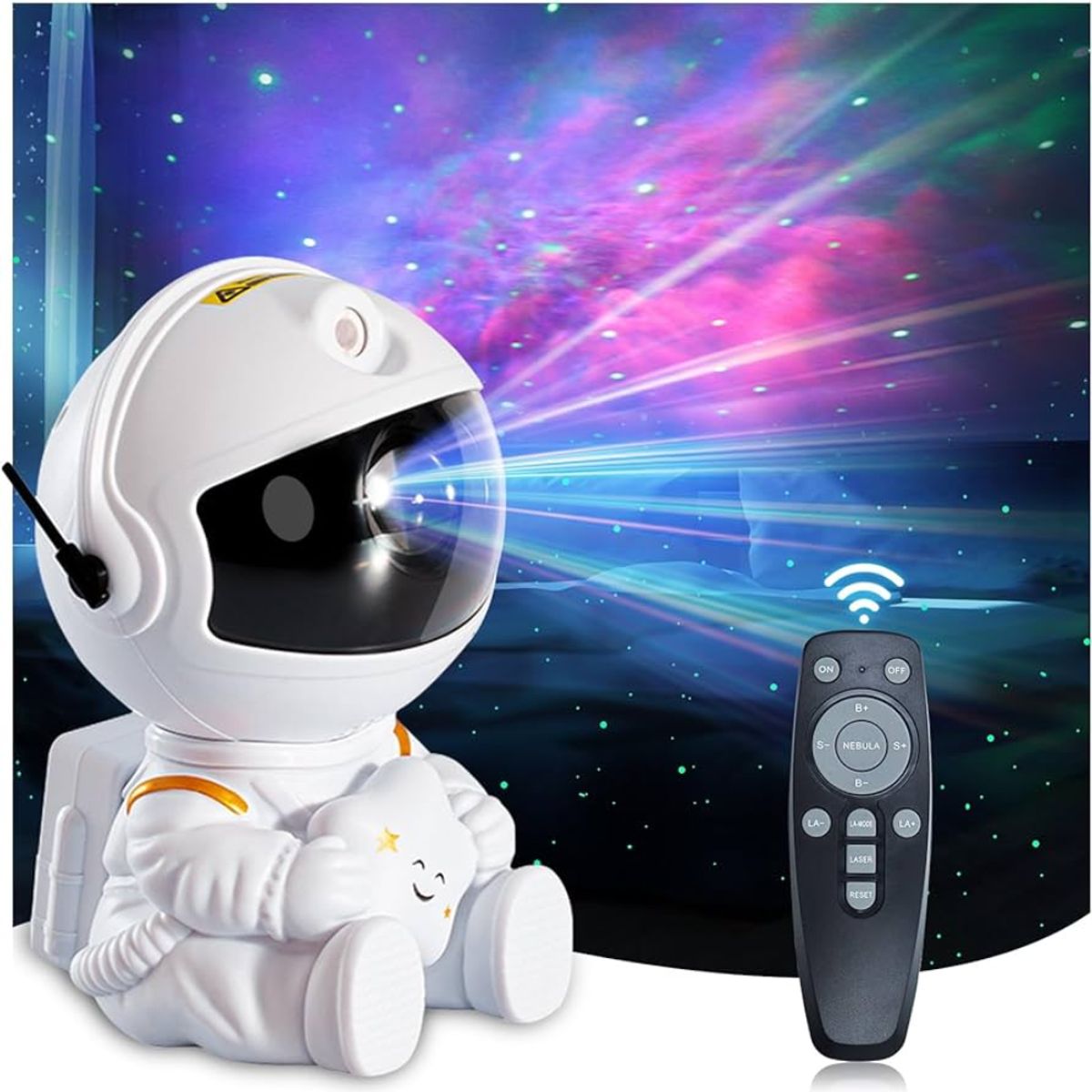 COLME TECHNOLOGY HOME - Mini Astronauta Proyector De Estrellas Nebulosa Galaxia Kids