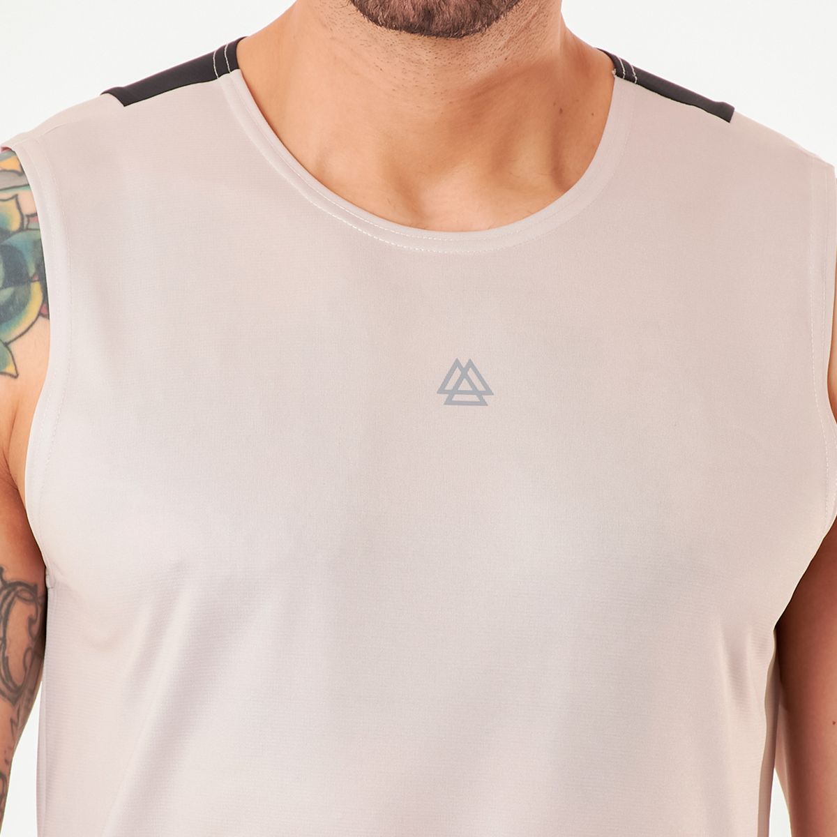 BELIFE - Camiseta deportiva manga sisa café para hombre