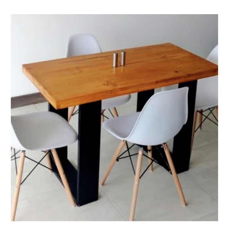 GENERICO - Mesa Comedor Sofia 120cm x 60cm Formica y metal