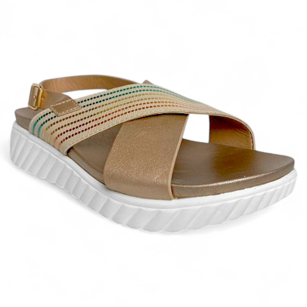 PRICE SHOES - Price Shoes Sandalia Confort Mujer 622B6J7303OROROSA