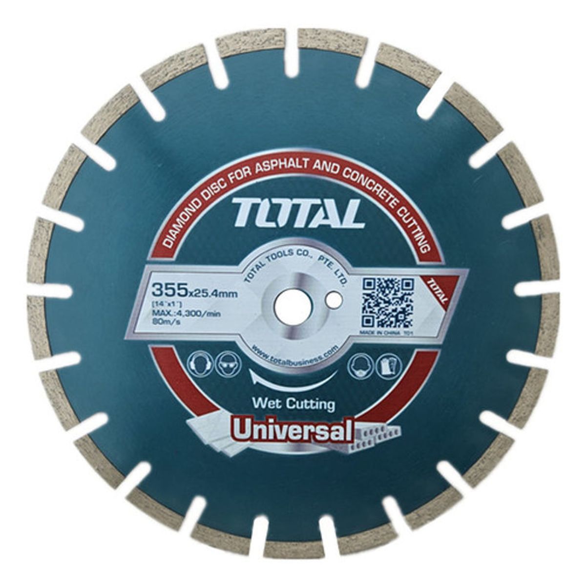 TOTAL - Disco Diamantado Segmentado 14 Industrial Super Total