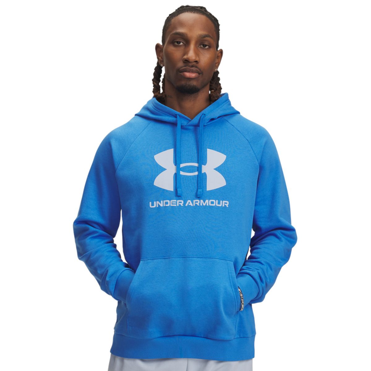 UNDER ARMOUR - Buzo Hombre Under Armour RIVAL FLEECE LOGO HD Azul UNDER ARMOUR
