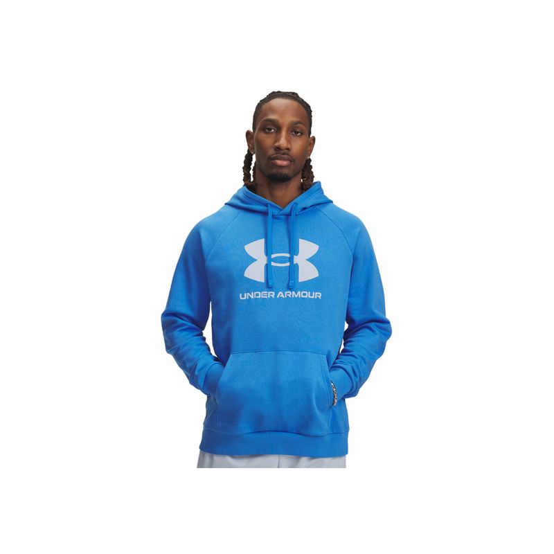 UNDER ARMOUR - Buzo Hombre Under Armour RIVAL FLEECE LOGO HD Azul UNDER ARMOUR