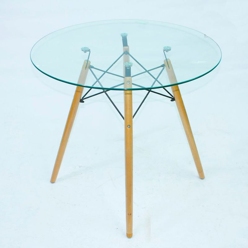 GENERICO - MESA VIDRIO EAMES 80CM