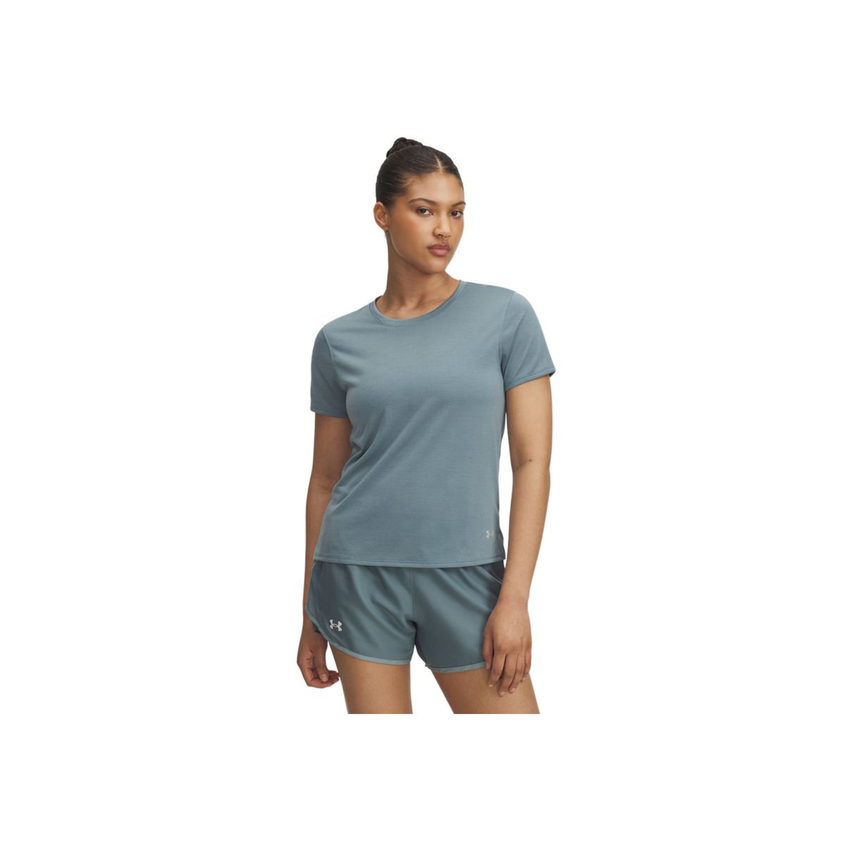 UNDER ARMOUR - Camiseta Mujer Under Armour LAUNCH SHORTSLEEVE Azul UNDER ARMOUR