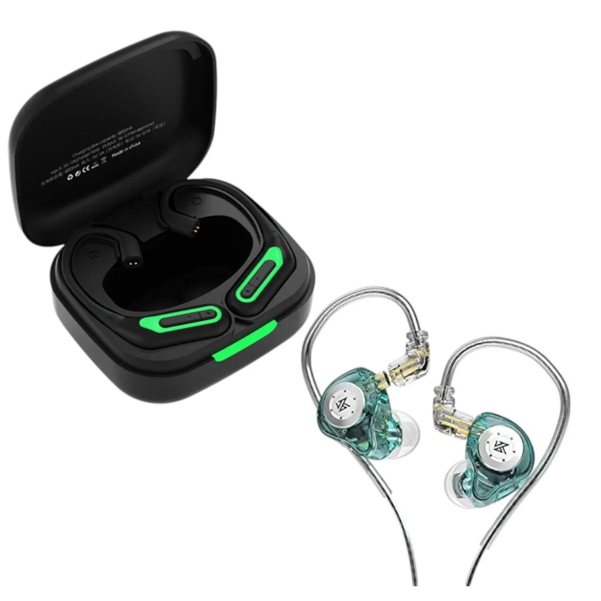 KZ - Modulo Bluetooth Kz Az10 + Audifonos Kz Edx Pro Con Cable