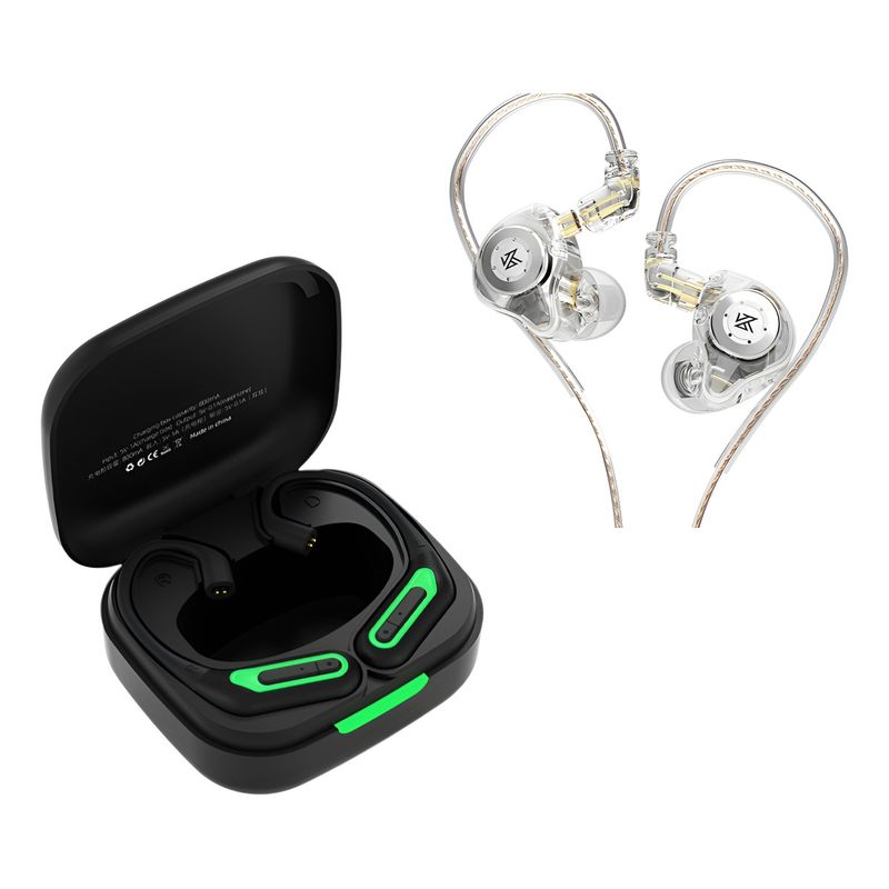 KZ - Modulo Bluetooth Kz Az10 + Audifonos Kz Edx Pro Con Cable