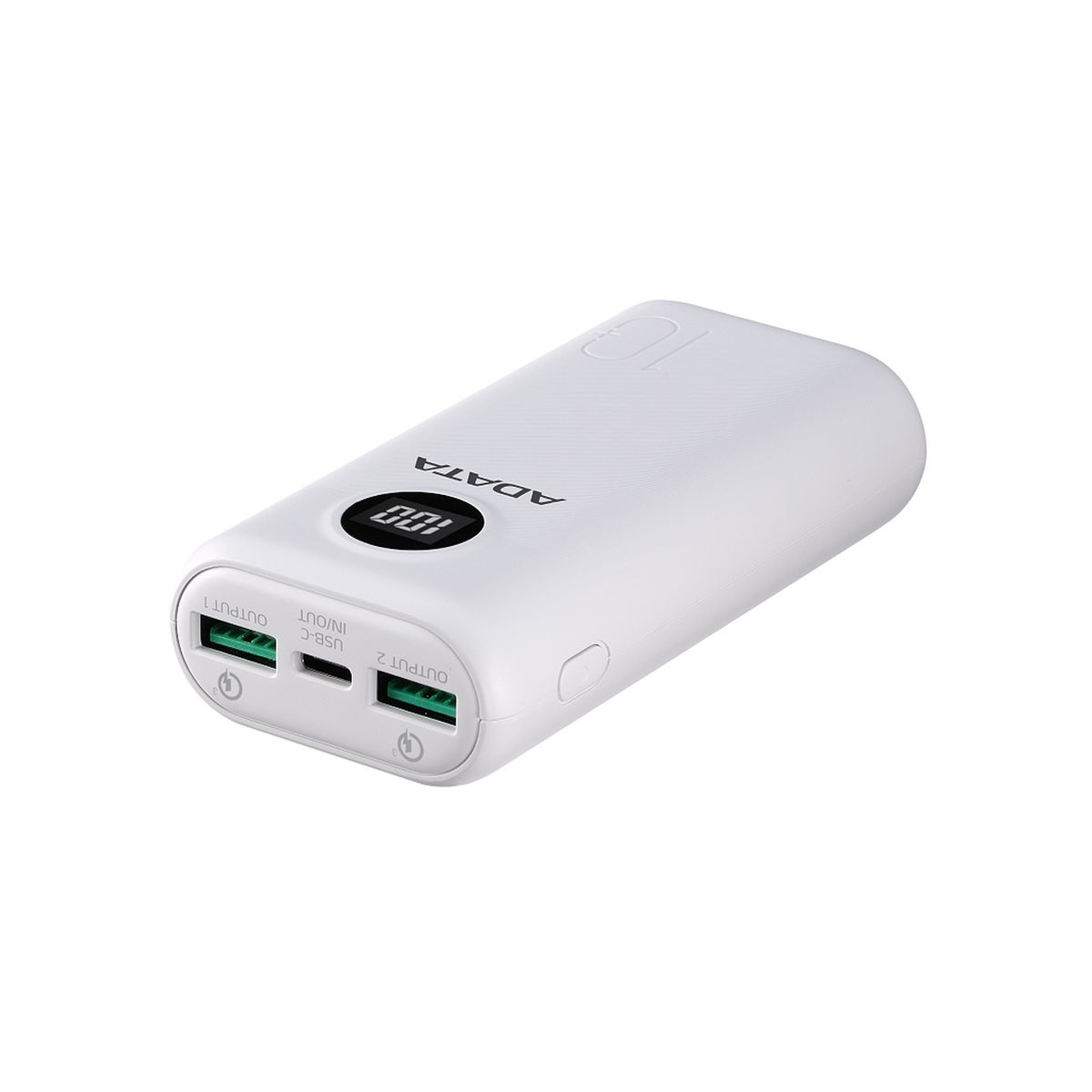 ADATA - Power Bank Adata 10000 Mah AP10000QCD Multi Carga - Blanco