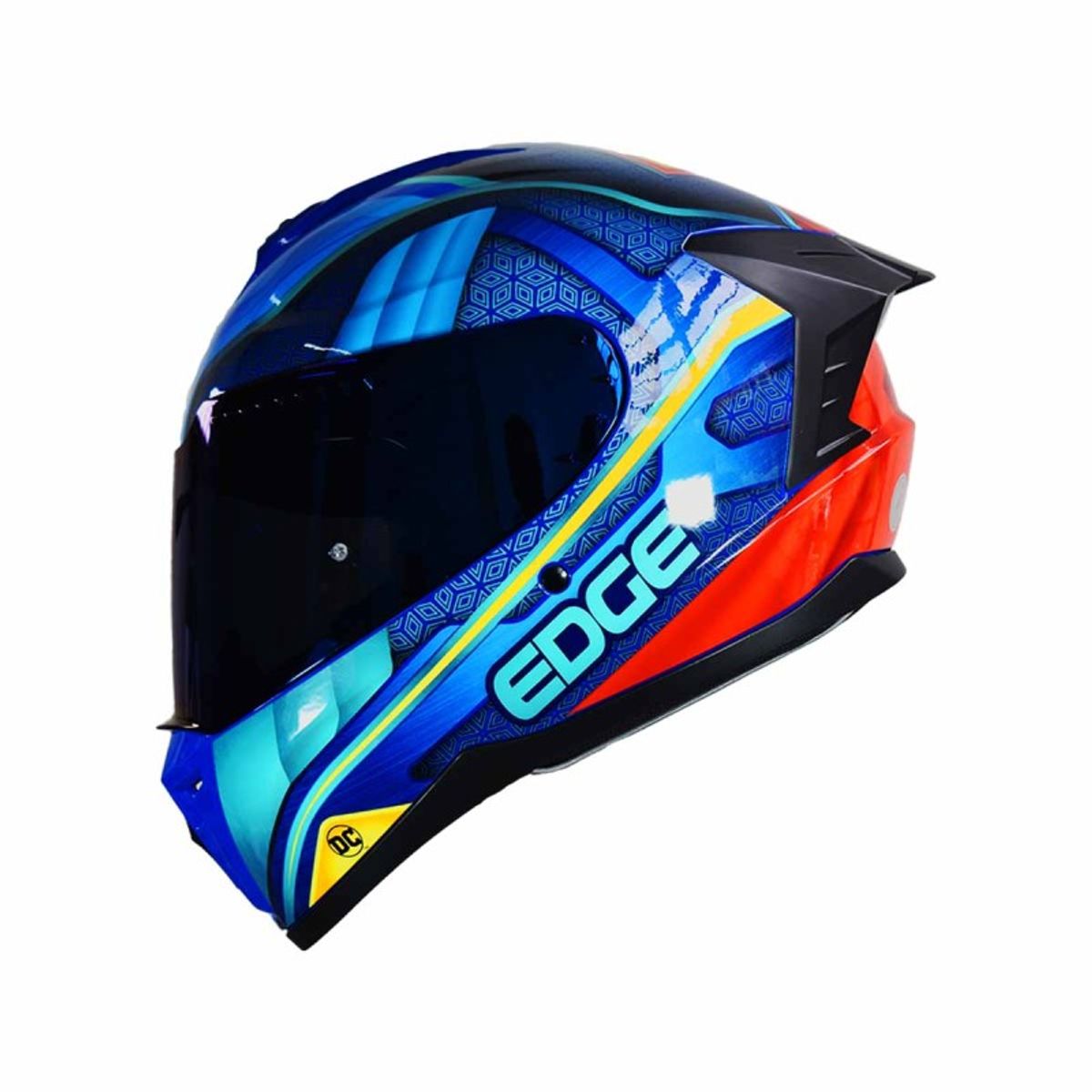 EDGE HELMETS - CASCO EDGE CERTIFICA ECE2206 DC COMICS SUPERMAN TLL S BRILLO