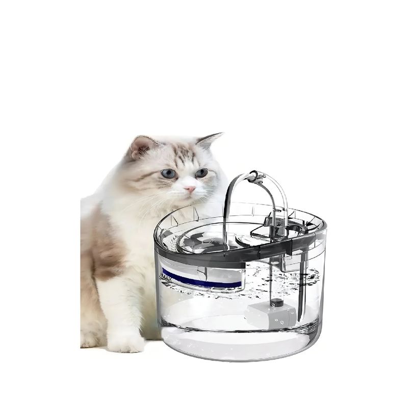 SKY - Fuente De Agua Para Mascotas Gatos Silencioso Automatico
