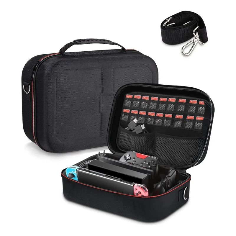 GENERICO - Estuche Para Nintendo Switch Oled Original Y Accesorios