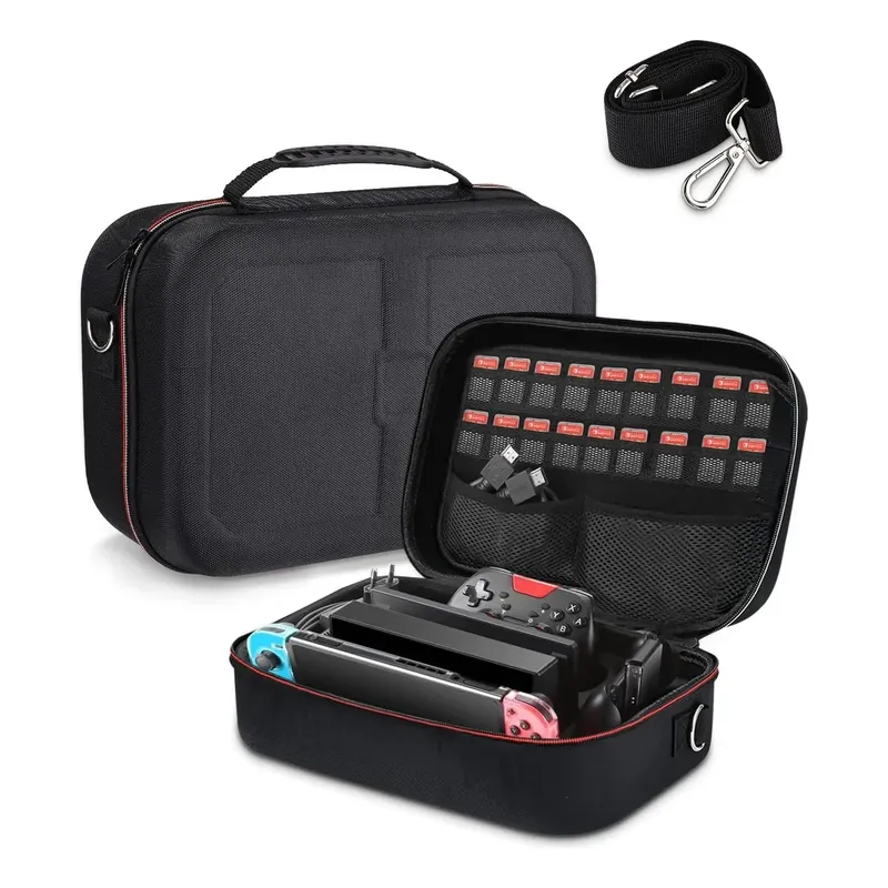 GENERICO - Estuche Para Nintendo Switch Oled Original Y Accesorios
