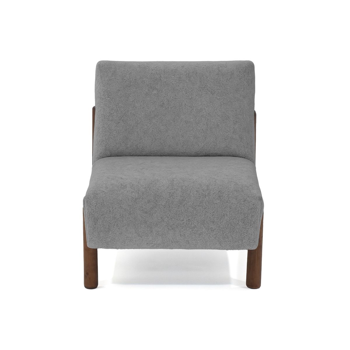 VENECIA - Poltrona Dubi 63x73x73 Tela Gris Caoba