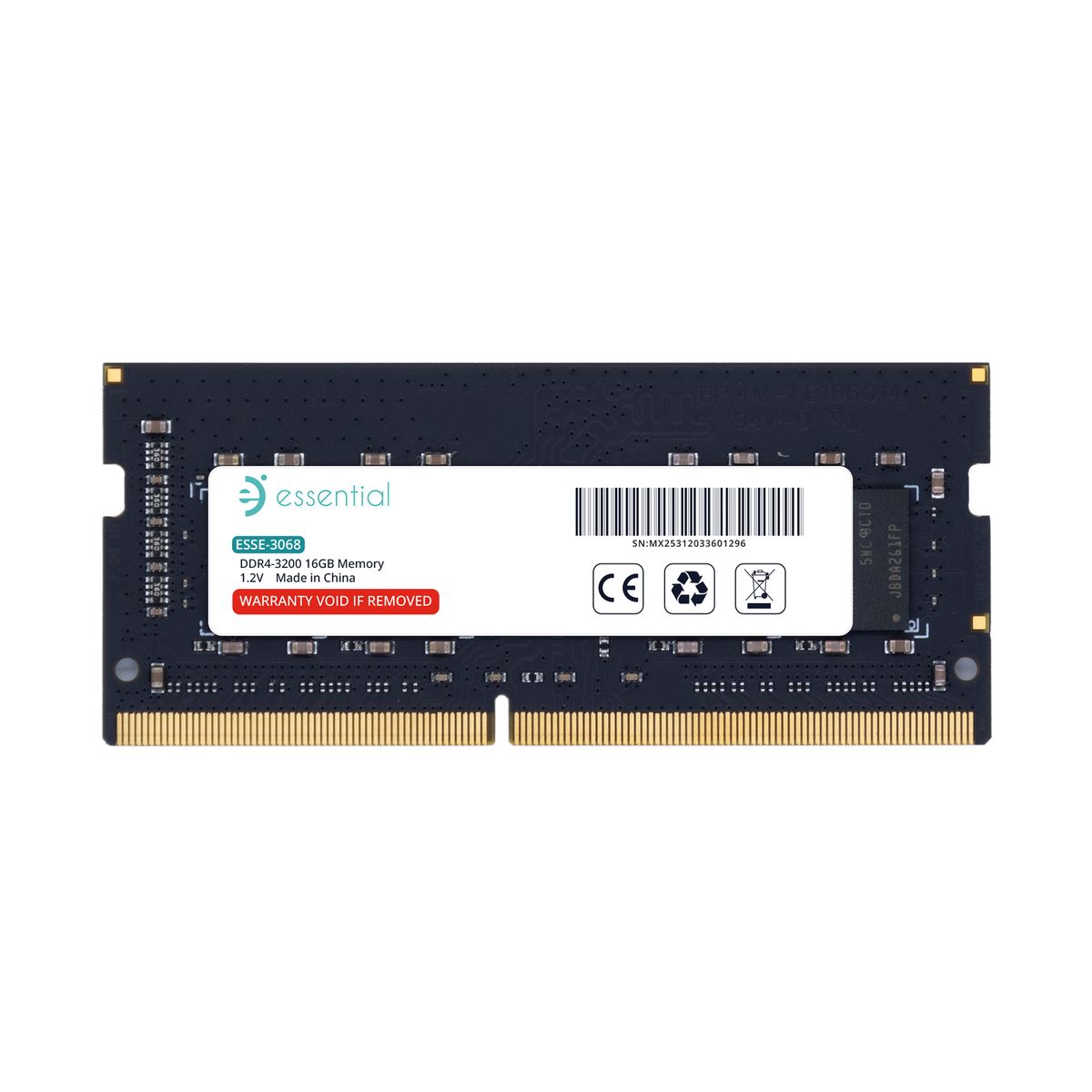 ESSENTIAL - Memoria RAM DDR4 16Gb para Portátil 3200MHz Essential