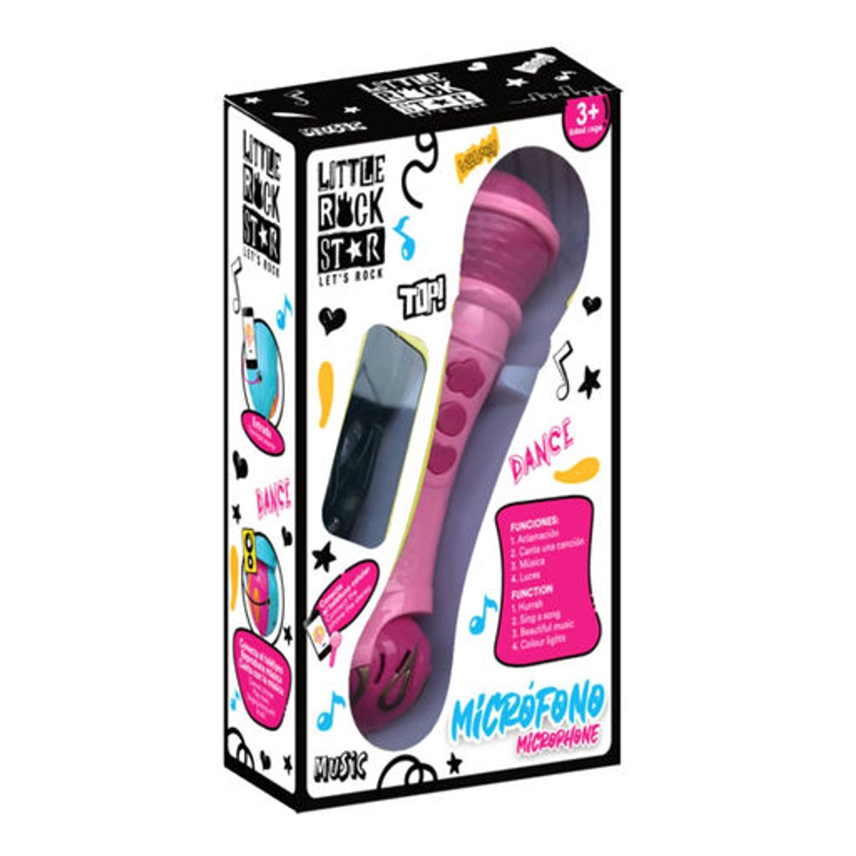 OX TOYS - MICROFONO CON LUCES Y SONIDO - LRS25283