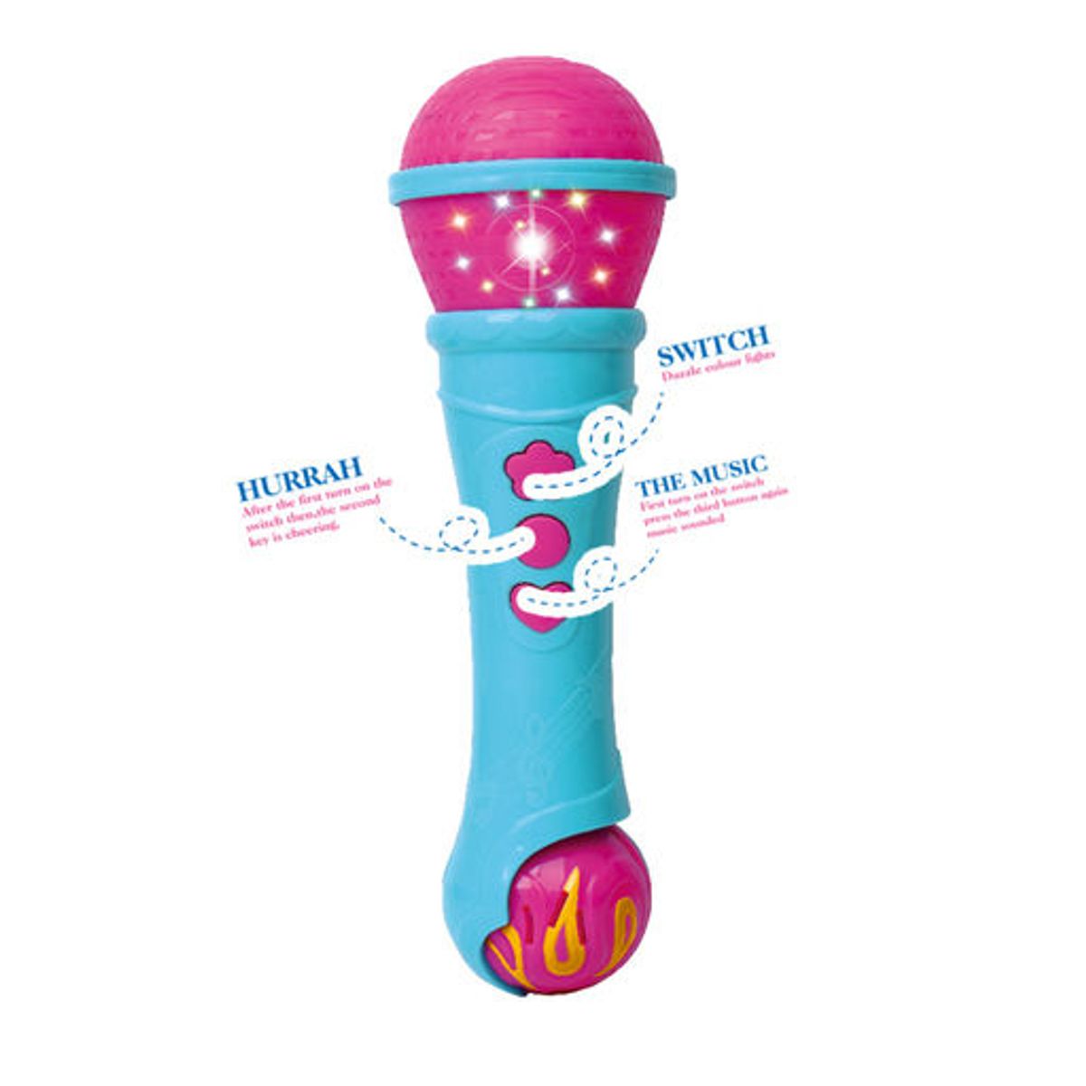 OX TOYS - MICROFONO CON LUCES Y SONIDO - LRS25283