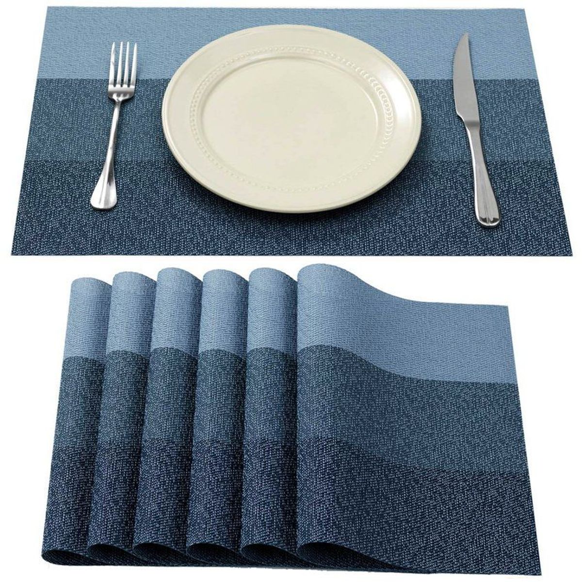 MULTIPLACE COLOMBIA - Individuales para comedor azules - importados alta calidad