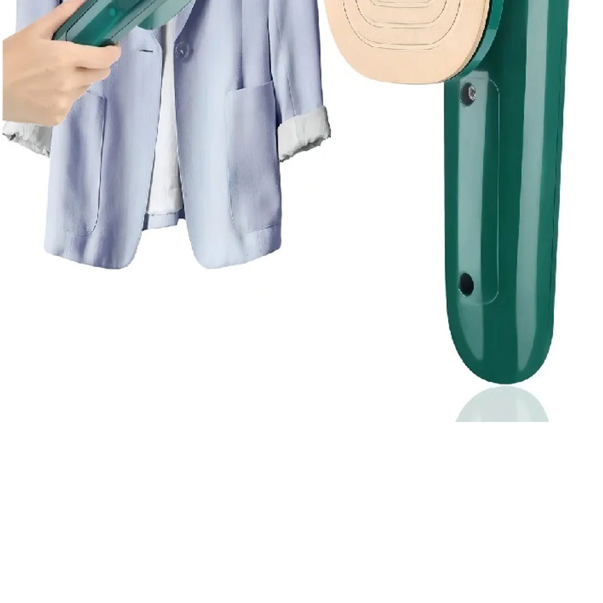 SKY - Plancha Para Ropa Mini Viajera Portátil Con Agua Y En Seco Color Verde