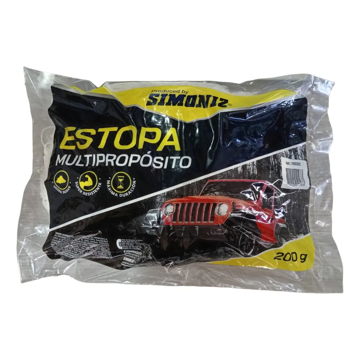 GENERICO - Estopa Multipropósito Super Brillo Automóvil Hogar X 200g