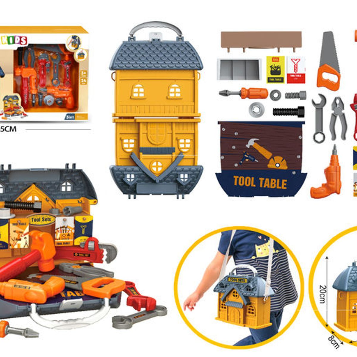 OX TOYS - SET DE HERRAMIENTAS 3 EN 1 - OK25298