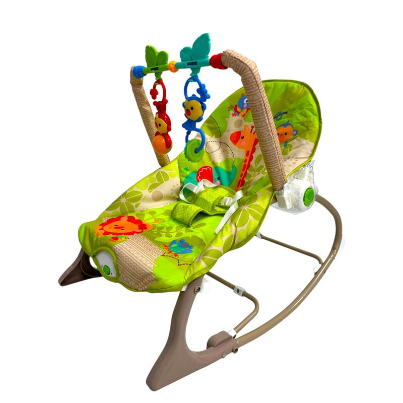 KIDSHOP - Silla Mecedora Para Bebes Con Toldillo 68161 Selva