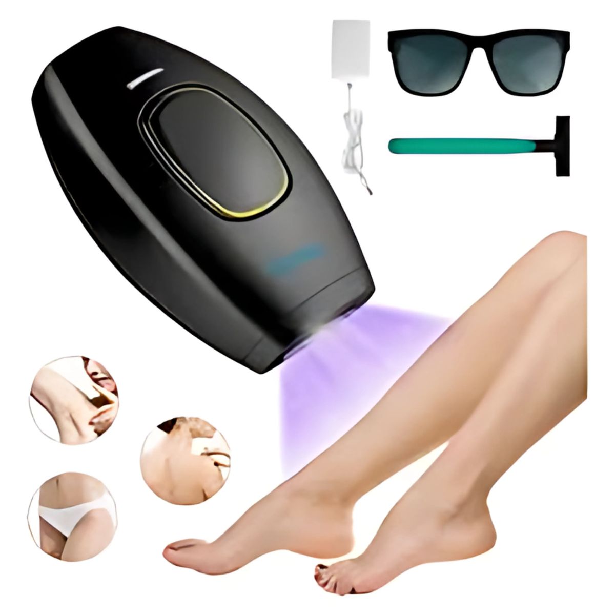 GENERICO - Depiladora IPL Láser Permanente recargable Rasuradora