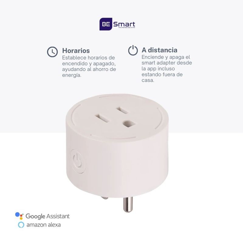 Set x4 Enchufes Inteligentes Wi-Fi Compatibles con Alexa y Google