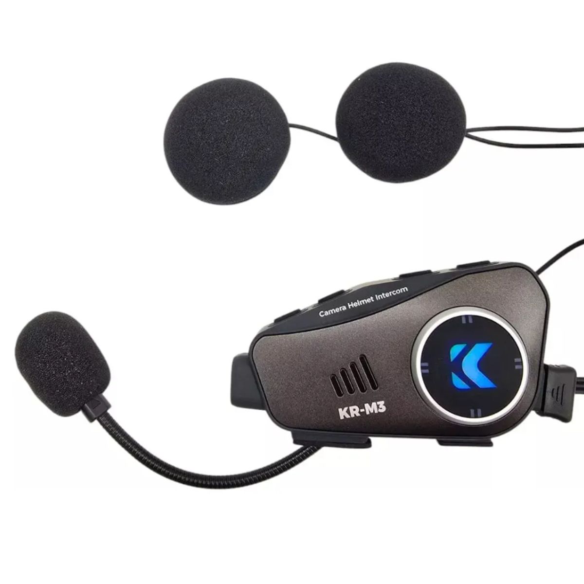 COLME TECHNOLOGY HOME - Intercomunicador Con Cámara Fhd Casco Bluetooth Wifi Kr-m3