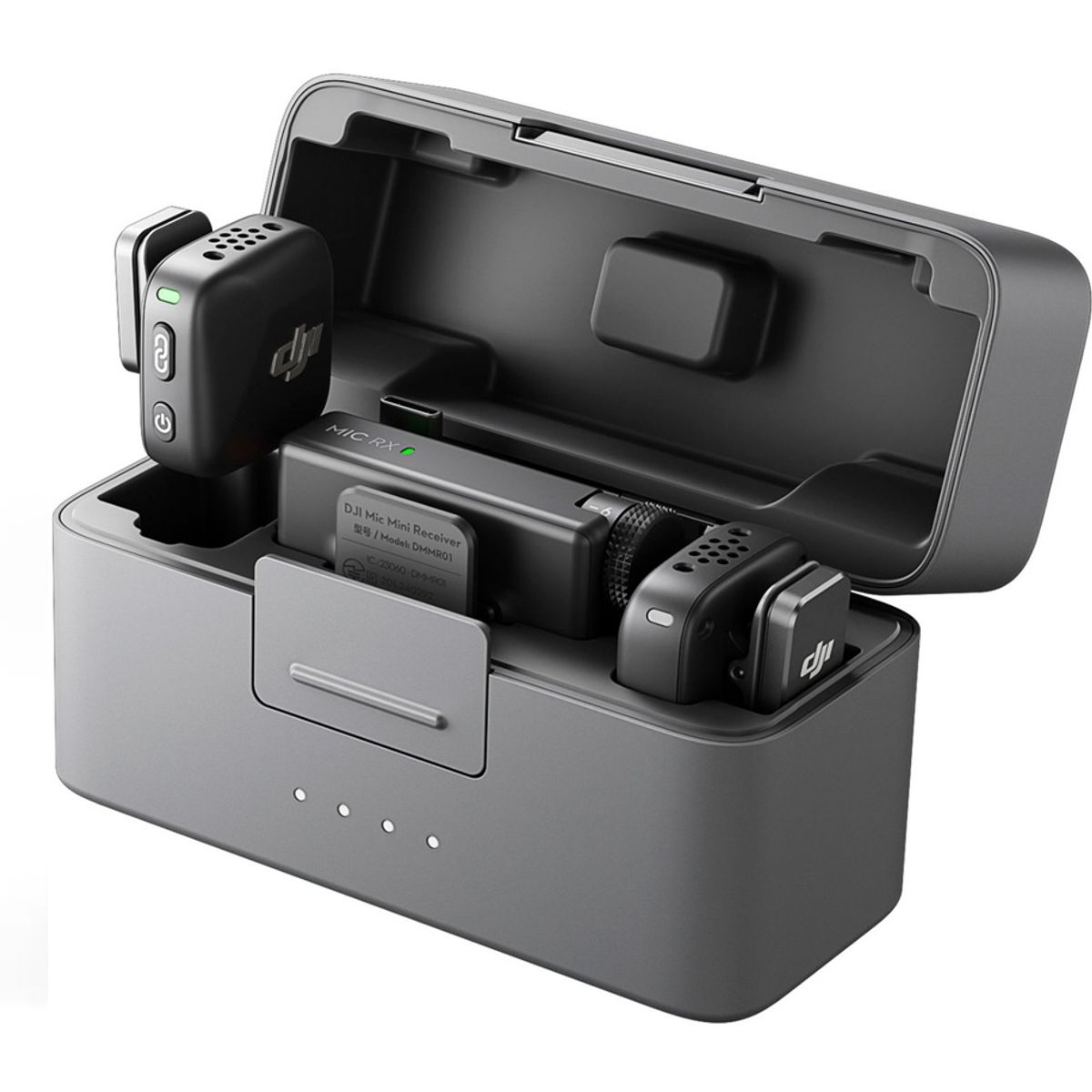 DJI - Microfono Dji Mic Mini Dual 2 Trasmisores (Tx), 1 Receptor (Rx)