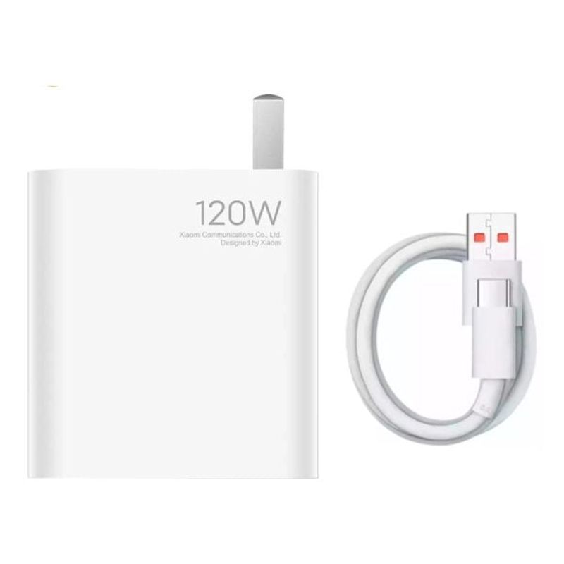 XIAOMI - Cargador de Pared 120W Carga Turbo Rapida ORIGINAL