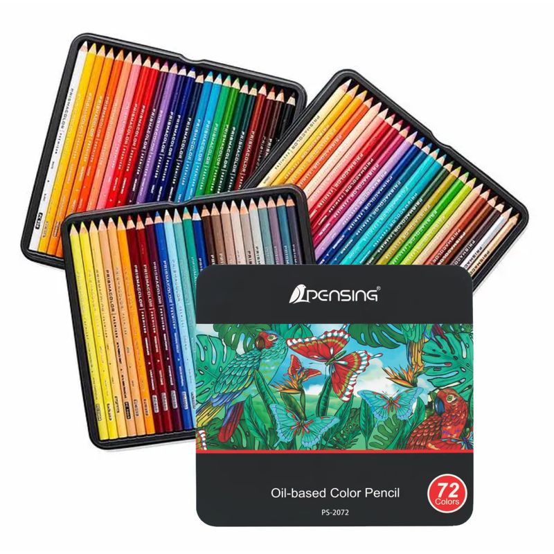 GENERICO - Caja De Colores 72 Piezas Set De Lapices De Arte Profesional