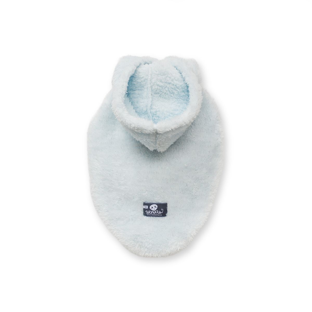 WAWAW - Hoodie 2XL manga sisa celeste brillos Wawaw