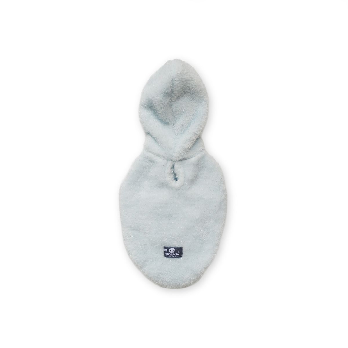 WAWAW - Hoodie 2XL manga sisa celeste brillos Wawaw