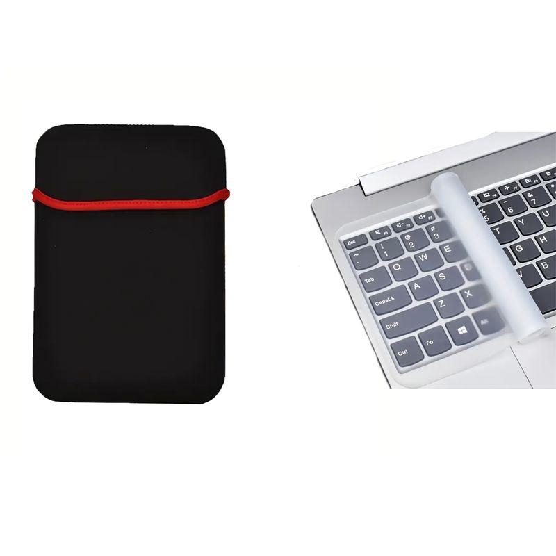 GENERICO - Funda Portatil + Protector Teclado Silicona 14 15