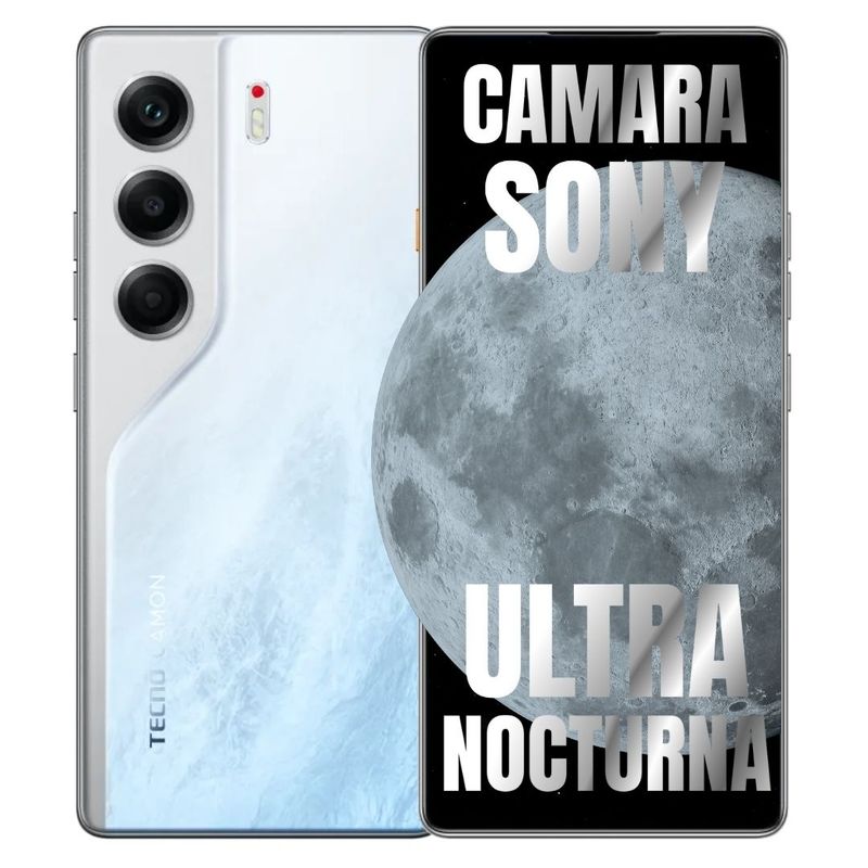 TECNO MOBILE - Celular TECNO CAMON 40 256GB/8GB RAM Blanco