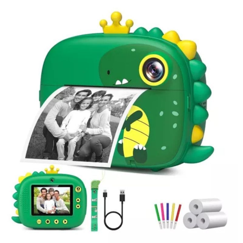 GENERICO - Camara Instantanea Para Niños Videos Full Hd Incluye Colores