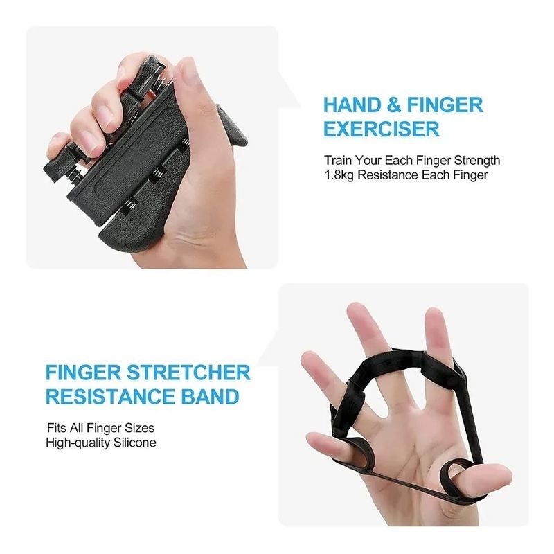GENERICO - Set Hand Grip Ejercitador y Fortalecedor de Mano y Brazo