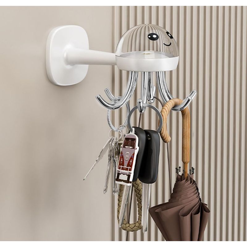 GENERICO - Gancho Pulpo Rotación 360 Grados Colgador Accesorios