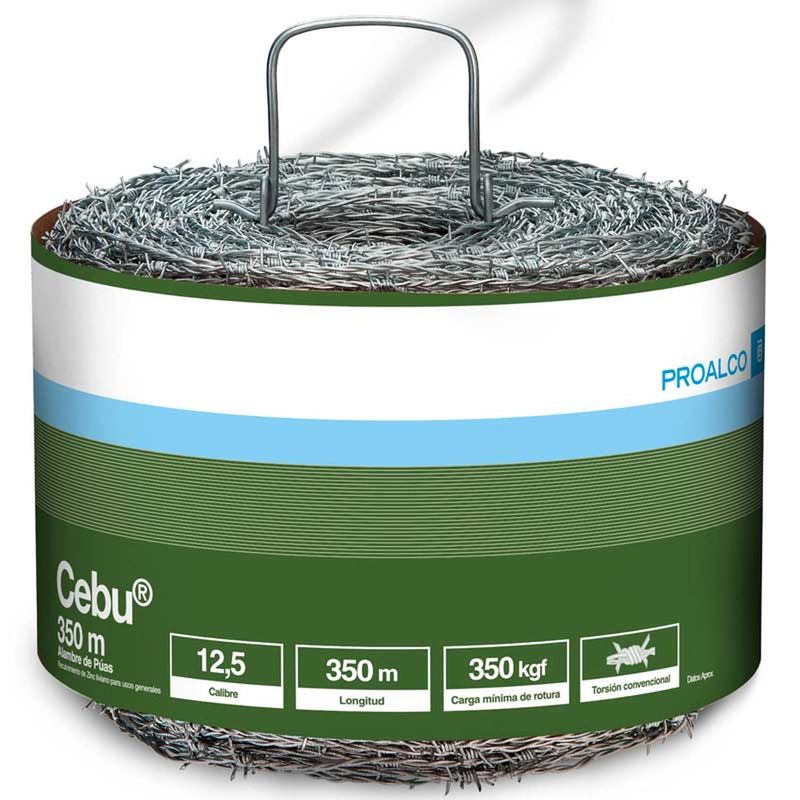 GENERICO - Alambre De Puas Cebu 12 1/2 X 350 Mts