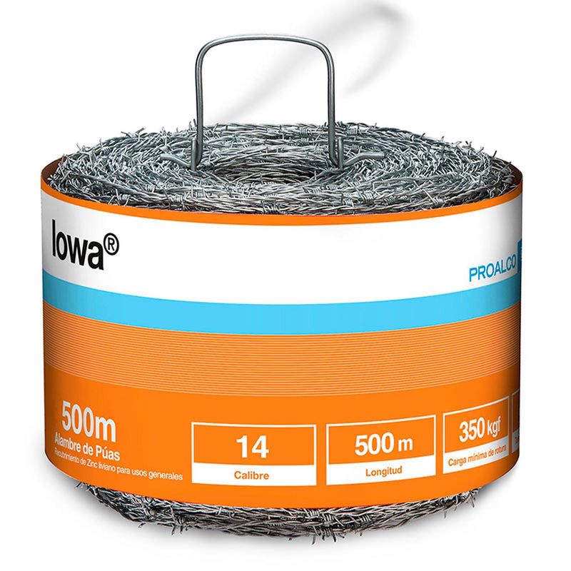 GENERICO - Alambre De Puas Iowa 14 X 500 Mts.