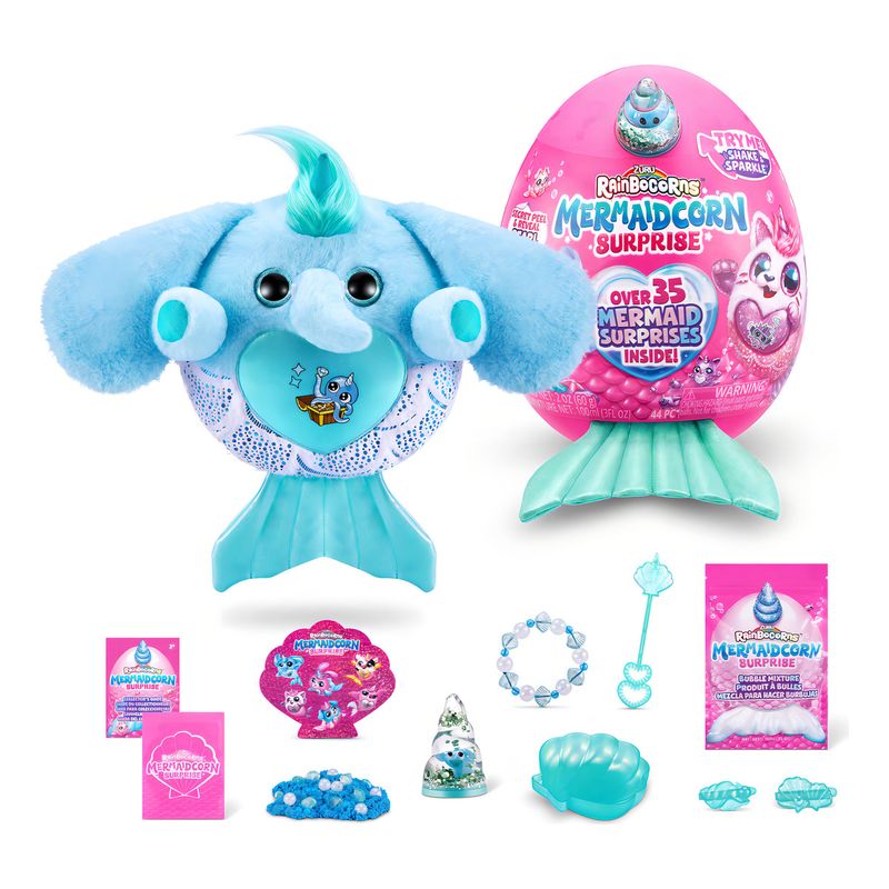 RAINBOCORNS - Rainbocorns Mermaidcorn Peluche Elefante De Zuru Colección