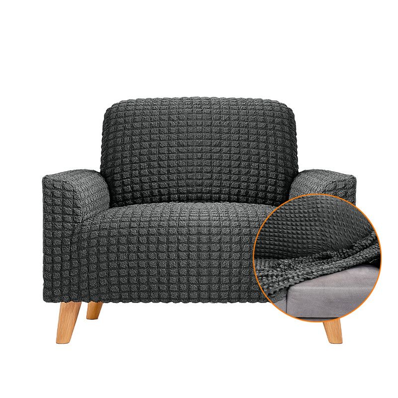 ENERGY PLUS - Protector de Sofá Un Puesto Tela Elástica Lavable Resistente
